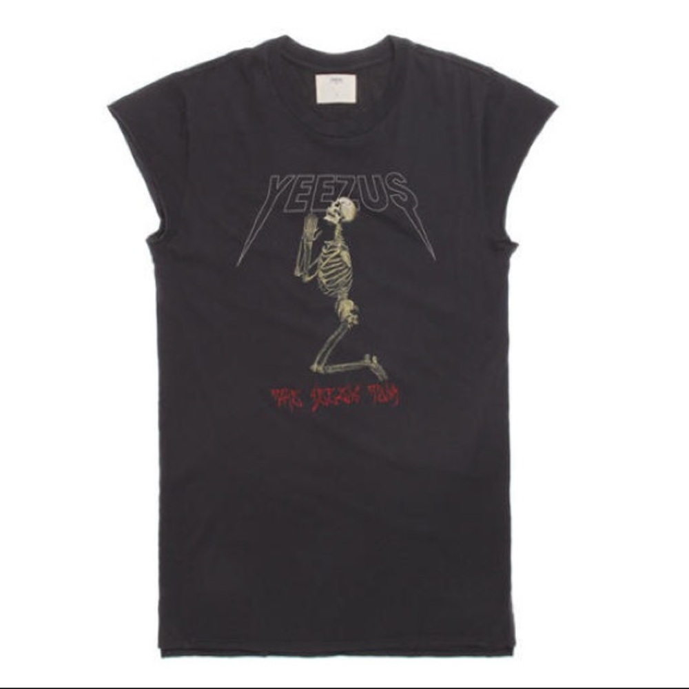 Yeezus tour tshirt dress